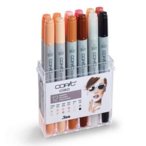 Copic Ciao 12pc Skin Tone Set