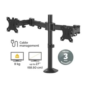 FELLOWES REFLEX DUAL MONITOR ARM
