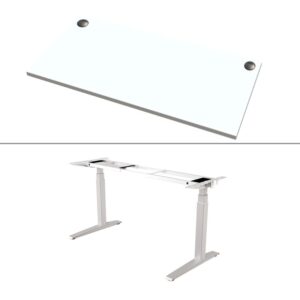 Fellowes Levado Work Base + Top  FEL 9708601 + FEL 9870101 (White)