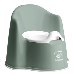 Babybjorn Potty Chair - (Deep Green/White)