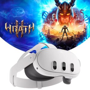 Meta Quest 3 128GB— Breakthrough Mixed Reality — Powerful Performance — Asgard’s Wrath 2 Bundle