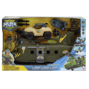 SOLDIER FORCE CHINOOK CARRIER PLAYSET