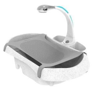 The First Years -Rain Shower Baby Spa Tub ( Shower handle adjusts as Mom needs)