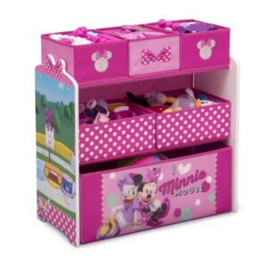 Minnie Mouse Design and Store 6 Bin Toy Organizer