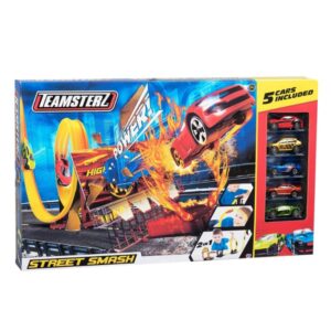 Teamsterz Street Smash Track Set + 4 Cars