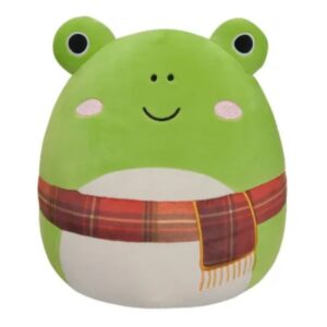 Squishmallows - Wendy Frog w/ Plaid Scarf Plush Toy - Green - 3.5-Inch