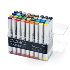 COPIC Wide Marker Set (36 Colors)