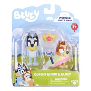 Bluey S5 Figure 2pk - Queen Bluey & Bingo