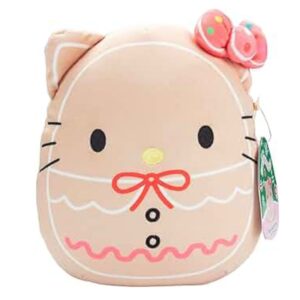 Squishmallow - 10" Sanrio Christmas - Hello Kitty Gingerbread