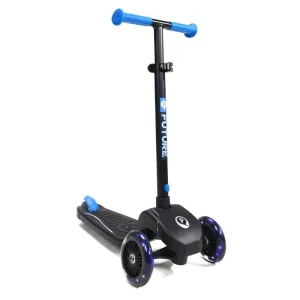 Qplay Future Foldable 3 Wheel Scooter - Blue