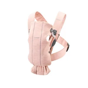 BABYBJÖRN Baby Carrier Mini, Jersey 3D  Light Pink