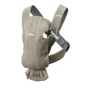 BABYBJÖRN Baby Carrier Mini, Mesh 3D  Grey Beige
