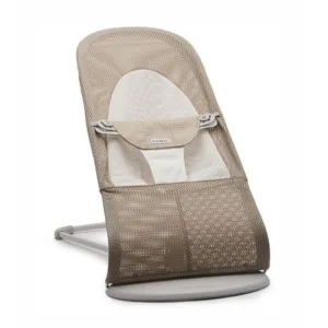 BABYBJÖRN  Bouncer Balance Soft, Mesh Grey Beige/White