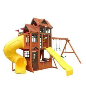 Kidkraft Canyon Ridge Wooden Outdoor Playset / Swingset