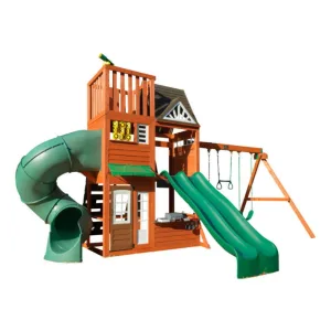 KidKraft Wooden Hilltop Playset / Swingset